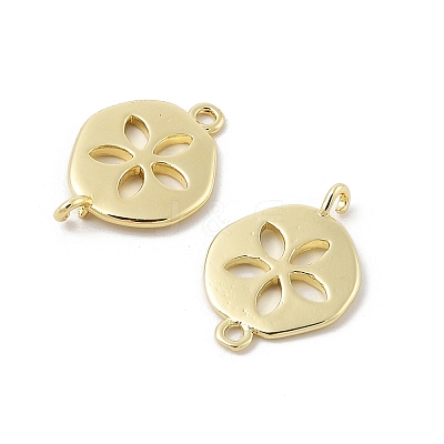 Brass Connector Charms KK-U047-02G-1