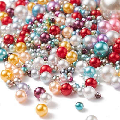 Acrylic Imitation Pearl  Beads X-OACR-XCP0001-01-1