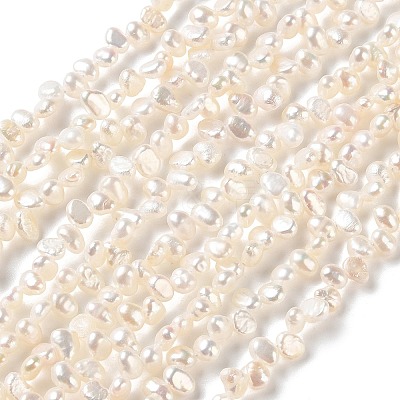 Natural Cultured Freshwater Pearl Beads Strands PA-CBABE82-02B-1