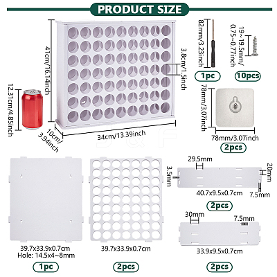 Wood-Plastic Board Box OFST-WH0004-018-1