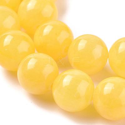 Natural Mashan Jade Beads Strands G-H1626-10MM-06-1