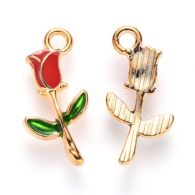 Alloy Enamel Pendants ENAM-S121-048-1