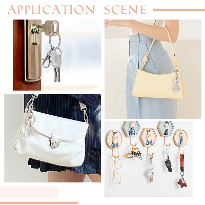 DIY Blank Dome Keychain Making Kit DIY-DC0002-15-1