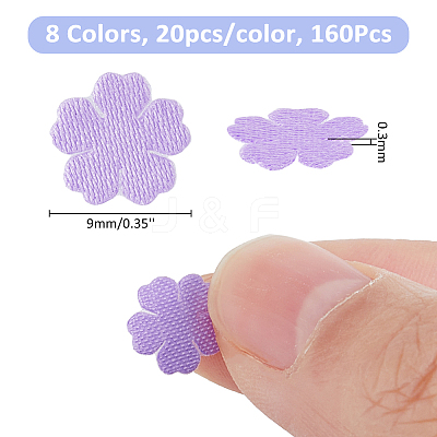 16Bags 8 Colors  Polyester Ornament Accessories DIY-FH0006-79-1