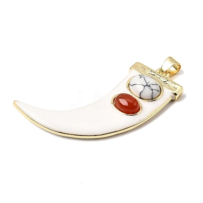 Natural & Synthetic Mixed Gemstone Pendants KK-H267-012G-04-1