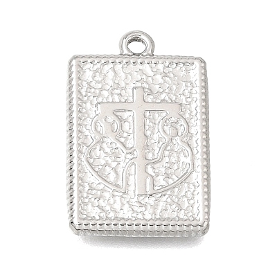 304 Stainless Steel Pendants STAS-D391-05P-02-1