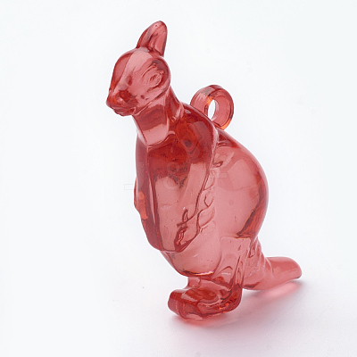 Transparent Acrylic Pendants TACR-T002-09-1