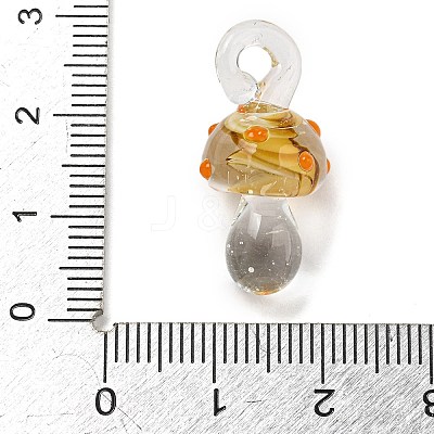Handmade Lampwork Pendants LAMP-S067-02C-1