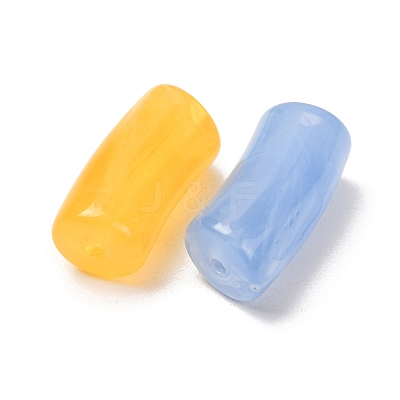 Two-Tone Imitation Gemstone Acrylic Beads AC-CBA7B05-27-1