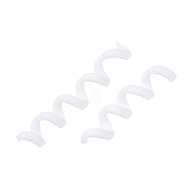 Handmade Polymer Clay Spiral Beads FIND-Q122-01-1