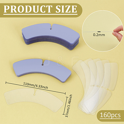 PVC Shirt Collar Shaping Support FIND-WH0159-20B-1