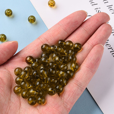 Transparent Acrylic Beads MACR-S370-A8mm-737-1