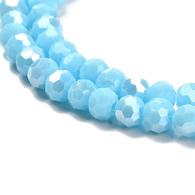Opaque Glass Beads Stands EGLA-A035-P4mm-B08-1