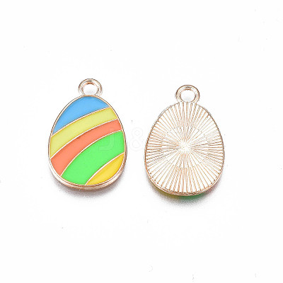 Alloy Enamel Pendants X-ENAM-S115-157-1