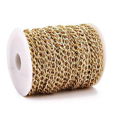 Aluminium Textured Curb Chains CHA-T001-45G-1