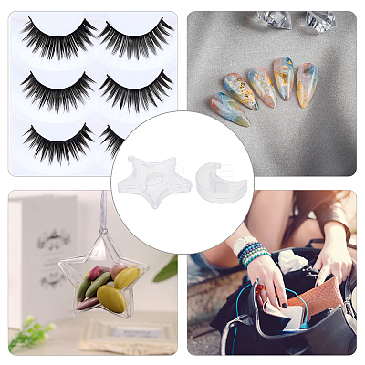 20Pcs 2 Style Plastic Cosmetic Storages CON-NB0008-15-1