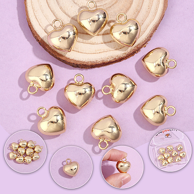 10Pcs Brass Pendants KK-BBC0025-54-1