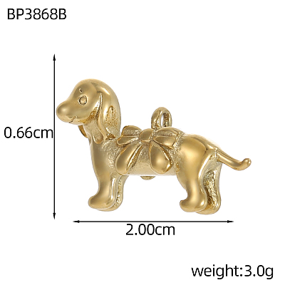 304 Stainless Steel Pendants STAS-OY011-51G-1