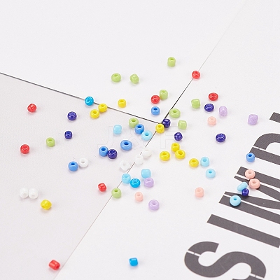195G 15 Colors Glass Seed Beads SEED-YW0001-11C-1