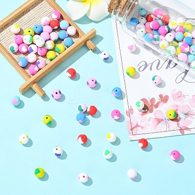 Handmade Polymer Clay Beads CLAY-CJ0002-09-1