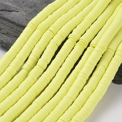 Handmade Polymer Clay Beads X-CLAY-R067-8.0mm-23-1