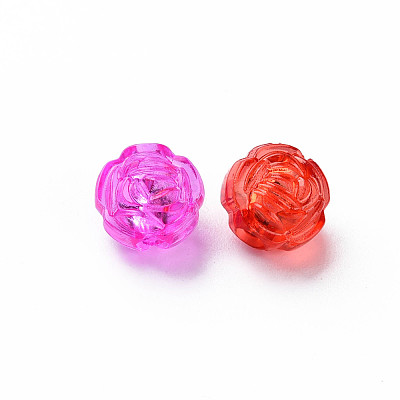 Transparent Acrylic Beads X-MACR-N013-012-1