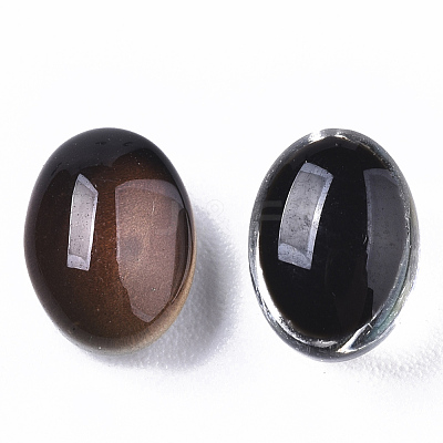 Translucent Glass Cabochons GLAA-T023-02A-1
