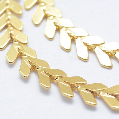 Brass Handmade Chains X-CHC-P004-D-G-1