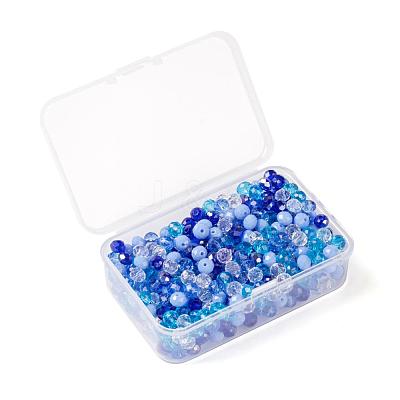 500Pcs 5Colors Electroplate Glass Beads EGLA-LS0001-01A-1
