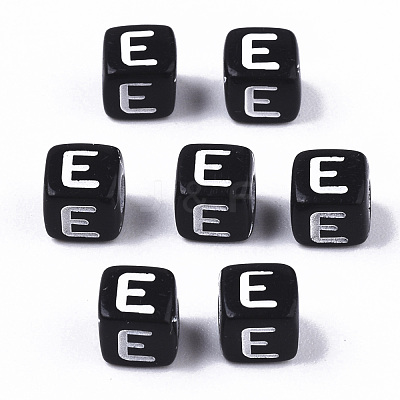 Opaque Acrylic Beads SACR-N002-01E-1