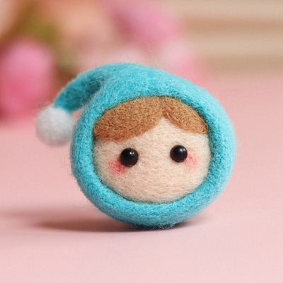 DIY Constellation Doll Keychain Needle Felting  Kit DIY-D068-01P-05-1