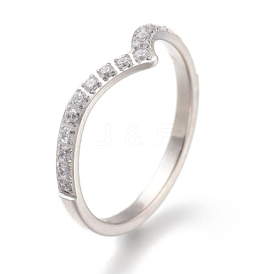 304 Stainless Steel Finger Rings RJEW-F110-06P-1