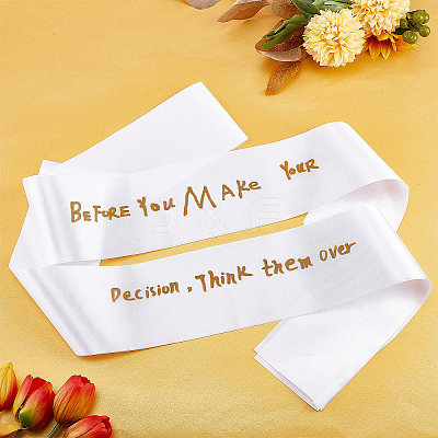 8Pcs Blank Satin Sashs AJEW-CP0001-69B-1