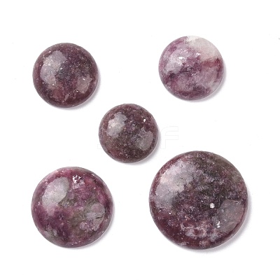 Natural Lepidolite Cabochons G-P469-15A-1