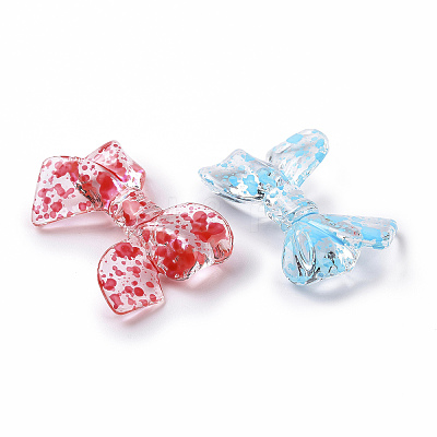 Transparent Acrylic Beads OACR-P011-01B-1