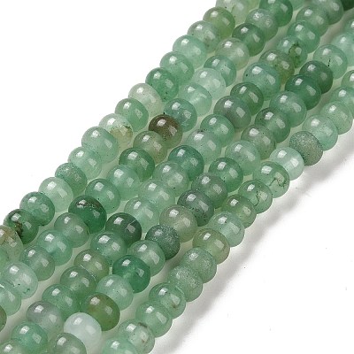 Natural Green Aventurine Beads Strands G-D481-03A-1