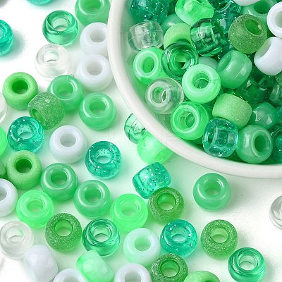 8 Styles Plastic Pearlized Beads KY-FS0001-21C-1