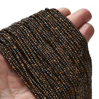 Natural Tiger Eye Beads Strands G-RM2025-D02-A-1
