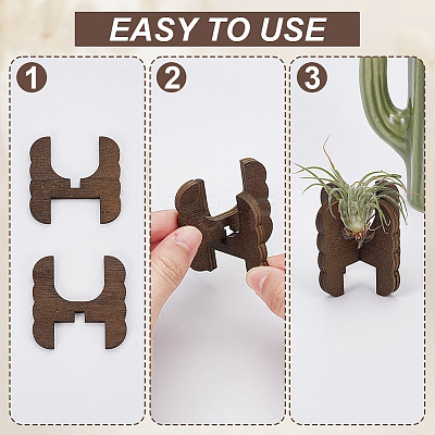 6Pcs Wooden Plant Support DIY-NB0012-76C-1