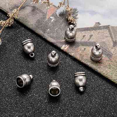 Tibetan Style Cord Ends TIBE-4736-AS-LF-1