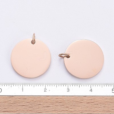 Ion Plating(IP) 304 Stainless Steel Pendants STAS-I311-32G-RG-1