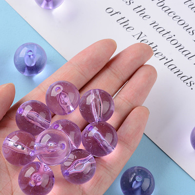 Transparent Acrylic Beads MACR-S370-A20mm-746-1