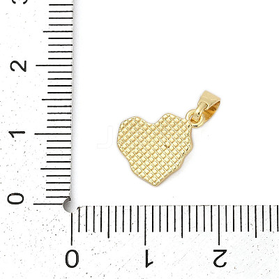 Brass Enamel Pendants KK-U068-01G-02-1