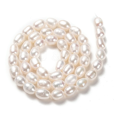 Natural Cultured Freshwater Pearl Beads Strands PEAR-L033-70-01-1
