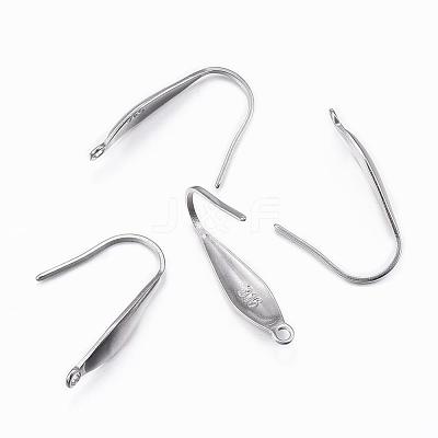 Tarnish Resistant 316 Surgical Stainless Steel Earring Hooks STAS-H392-03P-1