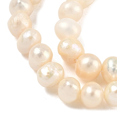 Natural Cultured Freshwater Pearl Beads Strands PEAR-RM241213-1-1