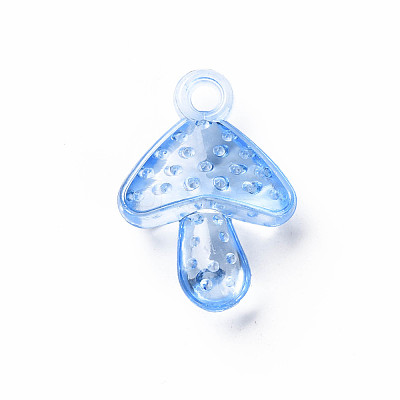 Autumn Theme Transparent Acrylic Pendants X-MACR-N013-027-1
