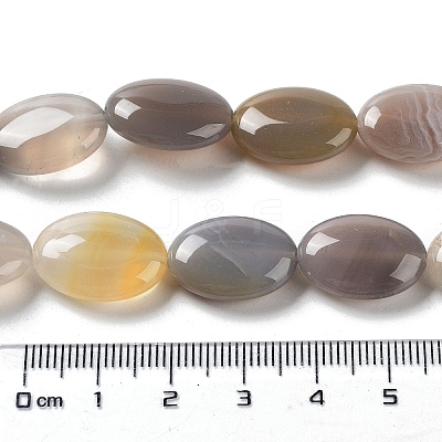 Natural Grey Agate Beads Strands G-L164-A-37-1