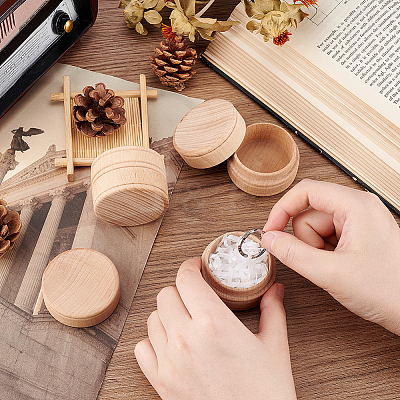 Wooden Ring Boxes CON-WH0078-24A-1