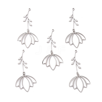 Non-Tarnish 201 Stainless Steel Big Pendants STAS-S105-LA364-1-1